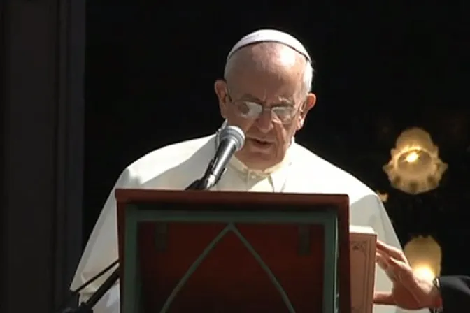 TEXTO Y VIDEO: Palabras del Papa Francisco en el rezo del Angelus en JMJ Río 2013