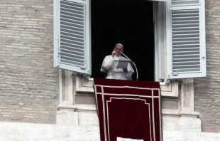 El Papa en el u00c1ngelus. Foto: Alexey Gotovsky 