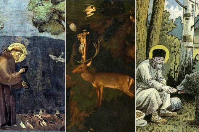 11 santos que tuvieron mascotas o fueron amigos de los animales