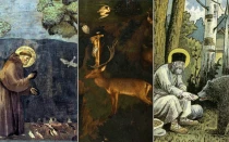 La leyenda de San Francisco de Asís; la visión de San Eustaquio; Serafín y el oso;