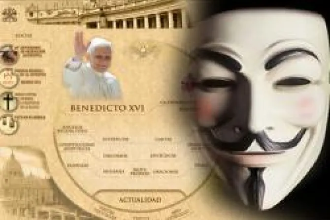 Anonymous se atribuye ataque a sitio web del Vaticano