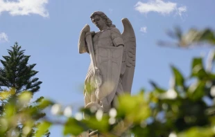 Imagen de San Miguel Arcángel en la Villa de Guadalupe en Ciudad de México Crédito: David Ramos / ACI Prensa
