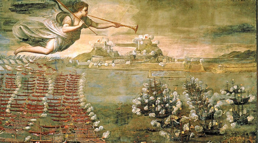 Un ángel sobre la batalla naval de Lepanto.?w=200&h=150