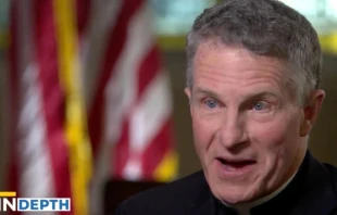 El arzobispo Timothy P. Broglio encabeza la Arquidiócesis para los Servicios Militares de Estados Unidos. Crédito: EWTN News In Depth/Captura de pantalla.
