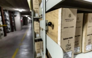 Documentos del Pontificado de Pío XII difundidos por el Archivo Apostólico Vaticano. Crédito: Daniel Ibáñez / CNA.