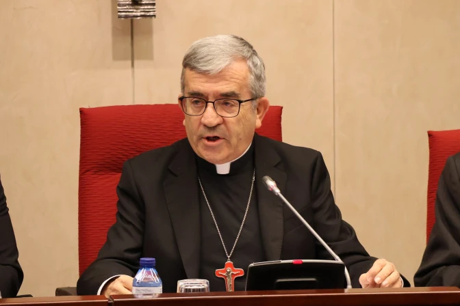Mons. Luis Argüello, presidente de la Conferencia Episcopal Española.