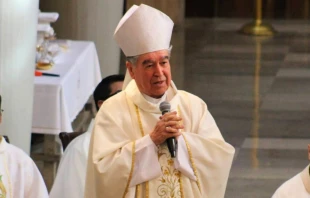 Cardenal Felipe Arizmendi en Misa. Crédito: Comisión Episcopal De Seminarios y Vocaciones