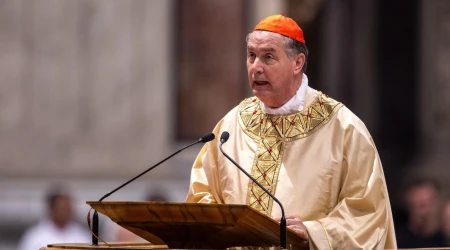 Cardenal Fernández Artime este sábado durante la octava Misa de Novendiales