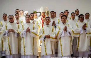 Ordenación de diáconos para la Arquidiócesis de Managua, el 12 de marzo de 2024. Crédito: Cortesía de Luis Gabbo Pineda - Arquidiócesis de Managua