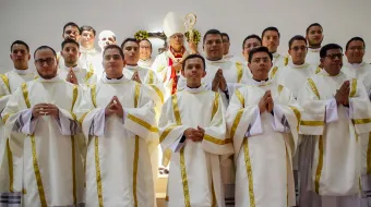 Ordenación de diáconos para la Arquidiócesis de Managua, el 12 de marzo de 2024.