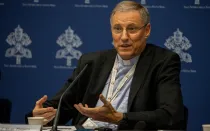 Arzobispo de Riga (Letonia), Mons. Zbigņevs Stankevičs, este miércoles 18 de octubre.