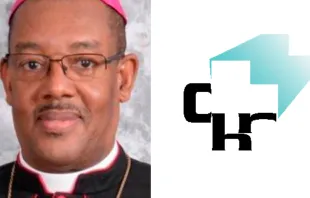 Mons. Max Mésidor, Arzobispo Metropolitano de Puerto Príncipe | Logo de la Conferencia Haitiana de Religiosos (CHR). Crédito: Arquidiócesis de Puerto Príncipe - CHR.