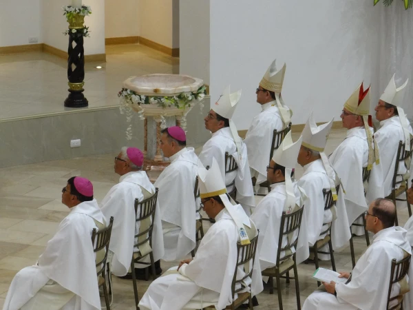 La Misa inaugural de la asamblea de obispos de Ecuador. Crédito: Conferencia Episcopal Ecuatoriana.