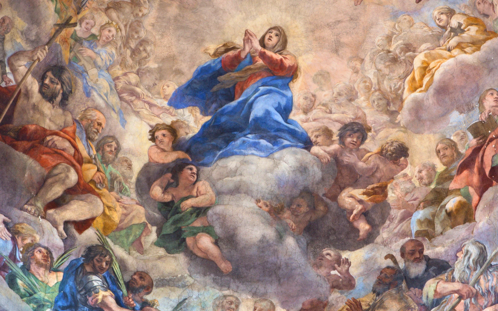 Pintura de Pietro da Cortona en la iglesia de Santa María de Vallicella.?w=200&h=150