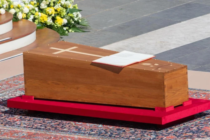 Féretro del Papa Francisco