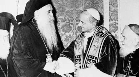 Atenágoras y Pablo VI.