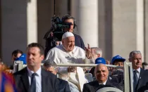Imagen referencial del Papa Francisco en la Audiencia General de este 20 de marzo