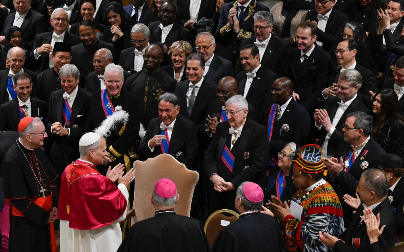 Audiencia del Papa León XIV con el Cuerpo Diplomático acreditado ante la Santa Sede, el viernes 9 de enero de 2026.?w=200&h=150