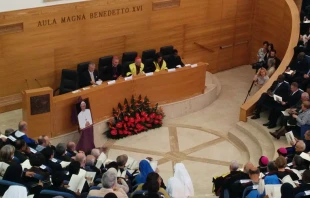 Aula Benedicto XVI / Foto: Marta Jimu00e9nez 