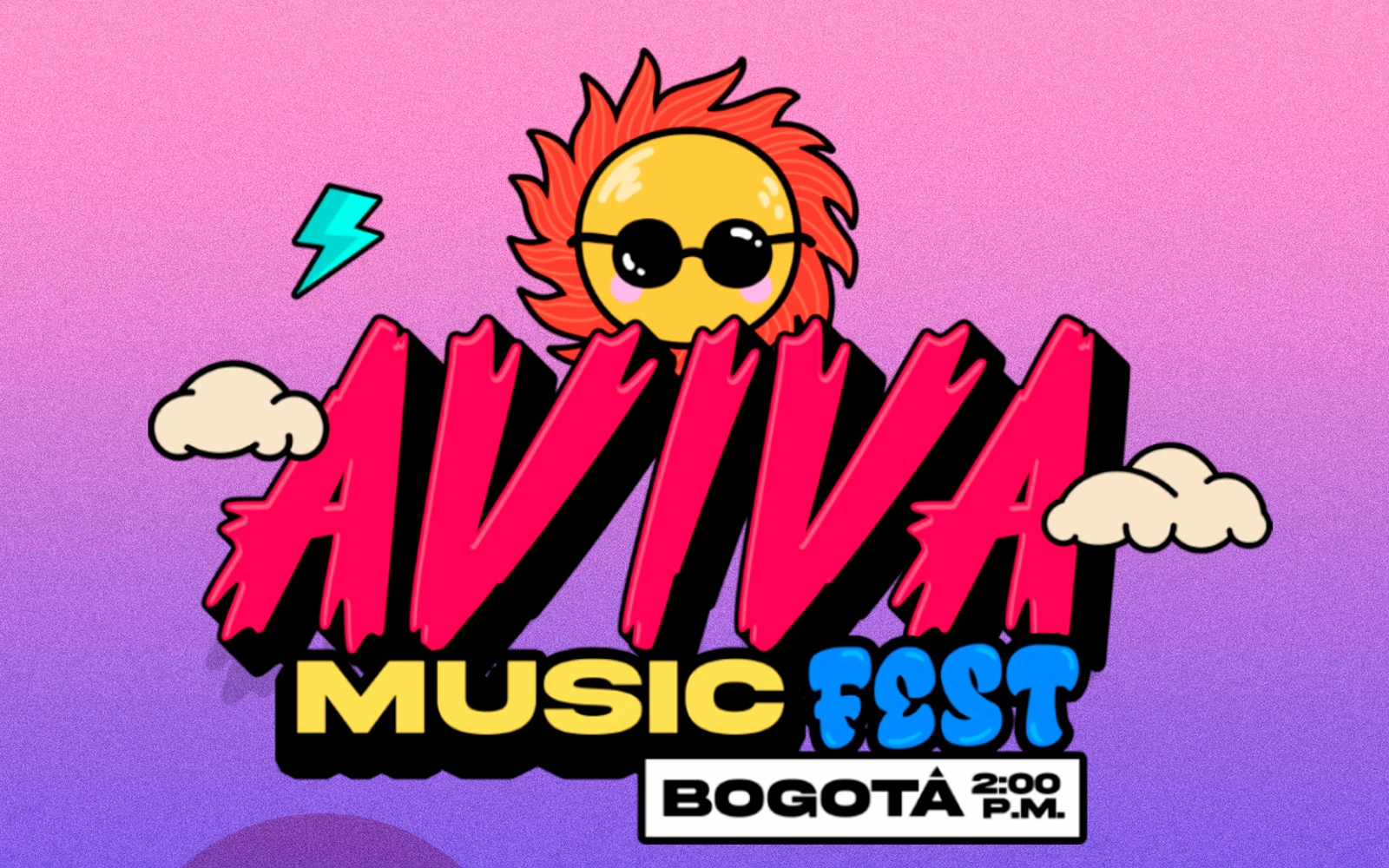 Cartel promocional del Aviva Music Fest.?w=200&h=150