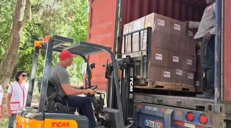 Parte de la ayuda humanitaria enviada por Estados Unidos a Cuba