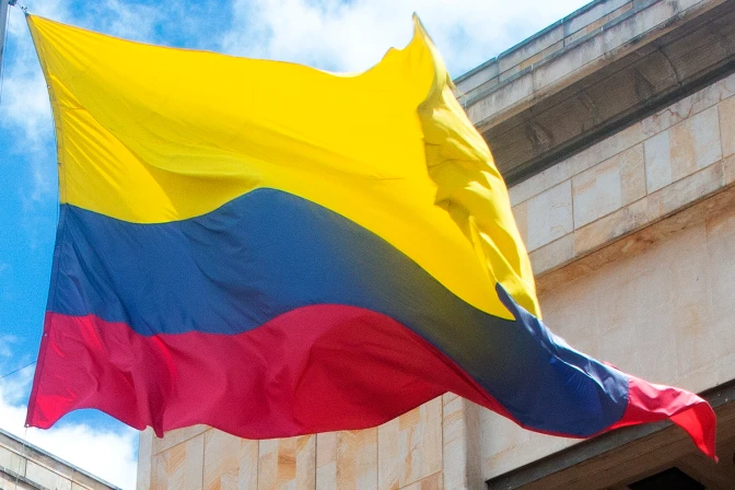 Bandera de Colombia.