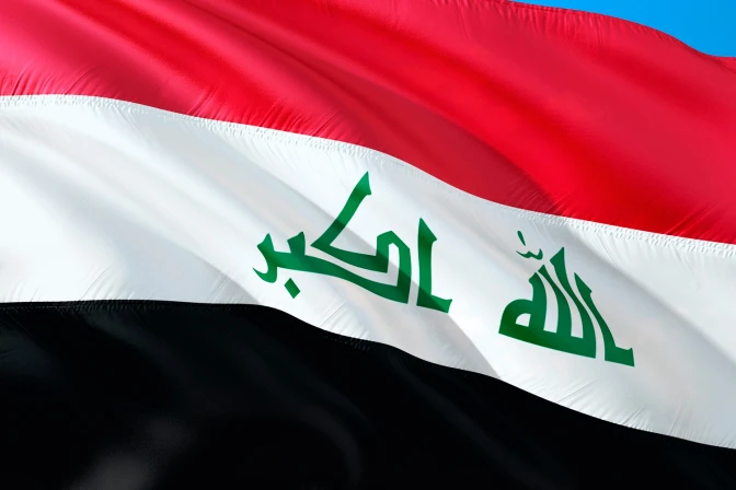 Bandera de Irak.