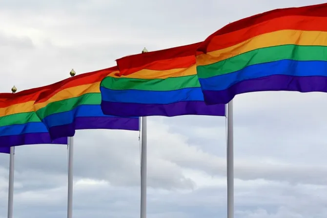 Bandera LGBT. Imagen referencial.