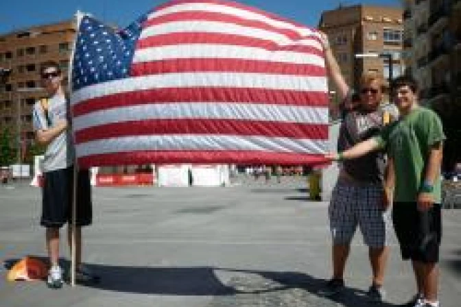 Bandera del 11/9 de EEUU también está en JMJ Madrid 2011