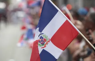 Bandera de República Dominicana. Crédito. a katz - Shutterstock