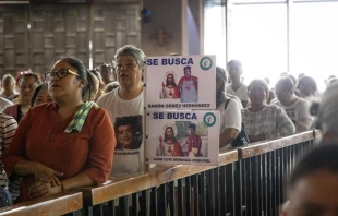 Misa con familiares de desaparecidos. Crédito: Basílica de Guadalupe