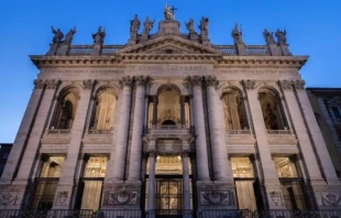 Imagen de la Basílica de San Juan de Letrán Crédito: Daniel Ibáñez/EWTN News