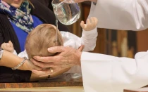 Imagen referencial de un bautizo.