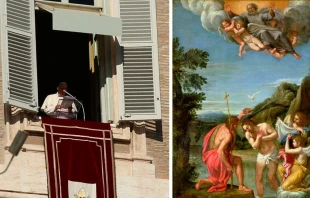 El Papa durante el rezo del u00c1ngelus. Foto: Alexey Gotovskiy / ACI Prensa 