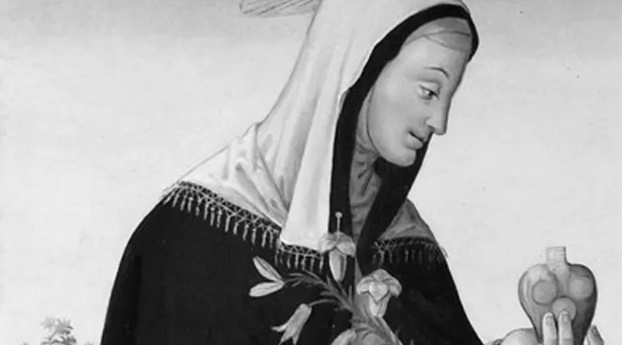 Pintura que representa a la beata Margherita di Città di Castello. Foto: Vatican Media