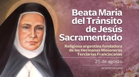 Hoy se recuerda a la Beata María del Tránsito Cabanillas