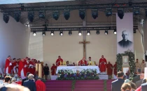 La Misa de bestificación en Tallin (Estonia).