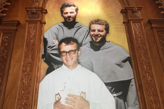 Beatos mártires Michał Tomaszek, Zbigniew Strzałkowski y Alessandro Dordi