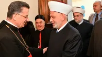 El Cardenal Béchara Boutros Raï y el múfti del Líbano, Abdel Latif Darian / Foto: Patriarcado maronita de Siria-Antioquía