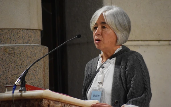 Belén Moya, coordinadora de la pastoral de la presentación en el templo en la parroquia del Buen Suceso. Crédito: Nicolás de Cárdenas
