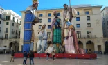 El Belén Gigante en la plaza del Ayuntamiento, Alicante.