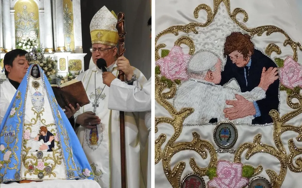 Obispo bendice la imagen de la Virgen/Detalle del manto?w=200&h=150