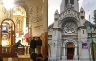 Bendición a pareja homosexual / Parroquia de la Sagrada Familia Crédito: Cindy Ochoa / ACI Prensa