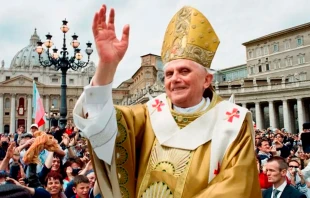 El Papa Benedicto XVI. Crédito: Vatican Media.