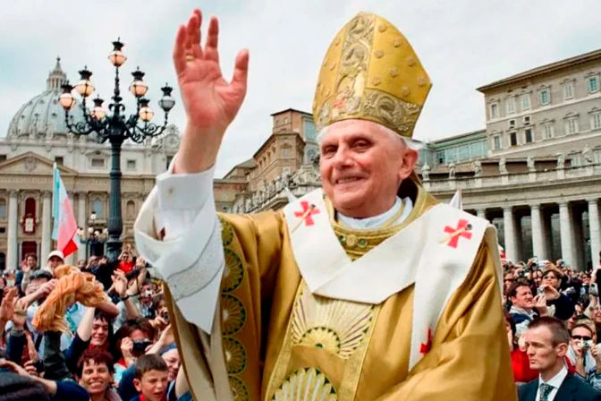 El Papa Benedicto XVI.