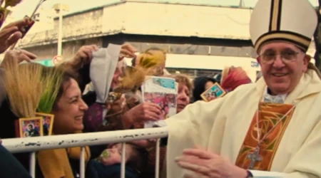 Cardenal Bergoglio en la fiesta de San Cayetano