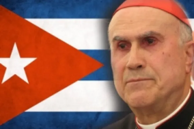Cardenal Bertone: Visita a Cuba abrirá nuevos espacios para la Iglesia