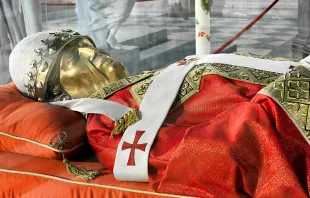 La efigie del Papa Gregorio X en la catedral de Arezzo Crédito: Corina Daniela Obertas - Shutterstock