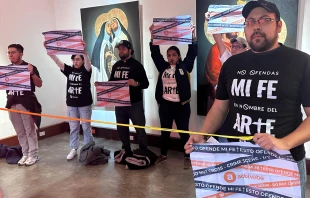 Clausura simbólica de la exposición la “Venida del Señor”. Crédito: Actívate