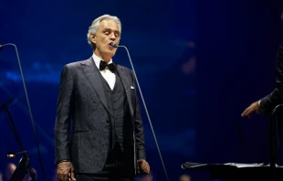 Concierto de Andrea Bocelli en Papp László Budapest Sportarena, el 17 de noviembre de 2019. Crédito: Shutterstock